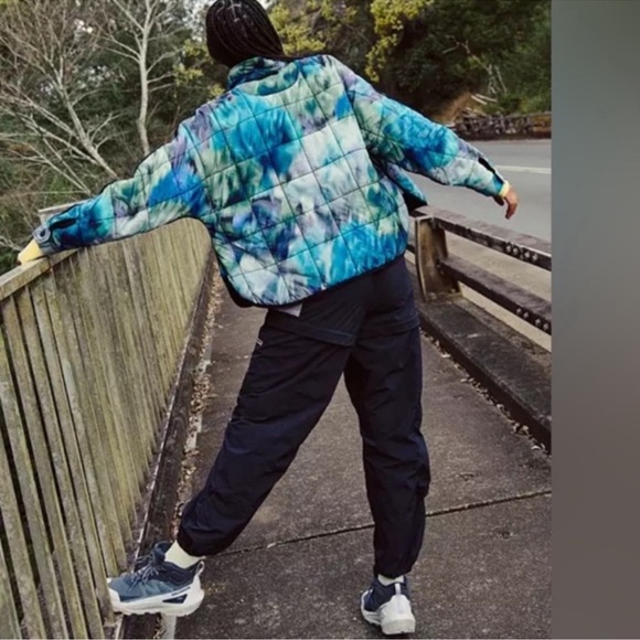 NWT FP MOVEMENT BY FREE PEOPLE PIPPA PRIMALOFT PRINTED PACKABLE PUFFER JACKET - Picture 11 of 16